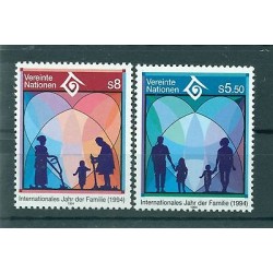 United Nations Vienna 1994 - Y & T n. 180/81 - International Year of the Family (Michel n. 160/61)