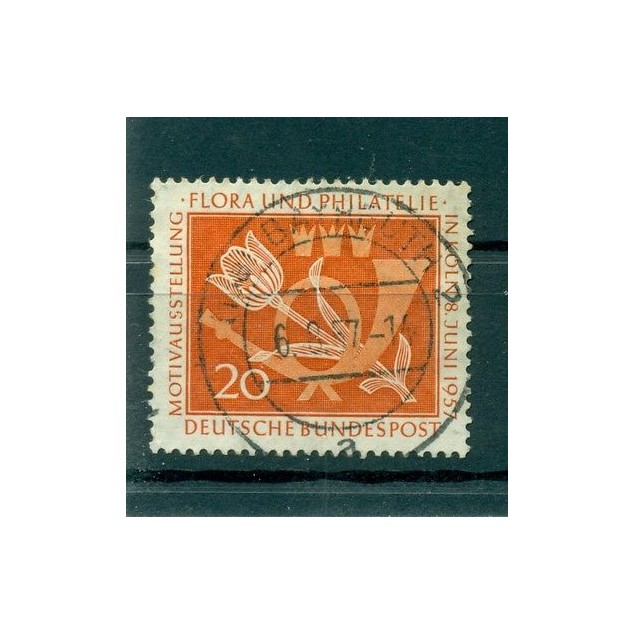 Allemagne -Germany 1957 - Michel n. 254 - La flore et la philatélie