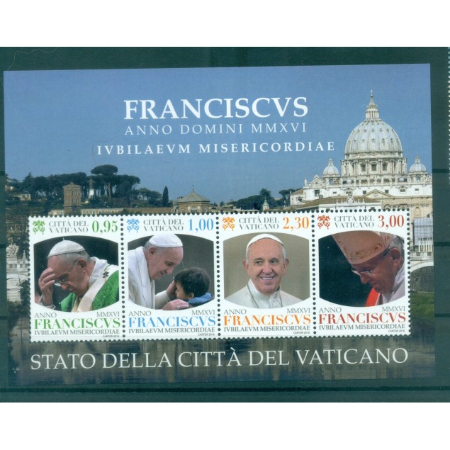 Vatican 2016 - Mi. n. 1859/1862 Bl. 50 - Pape François