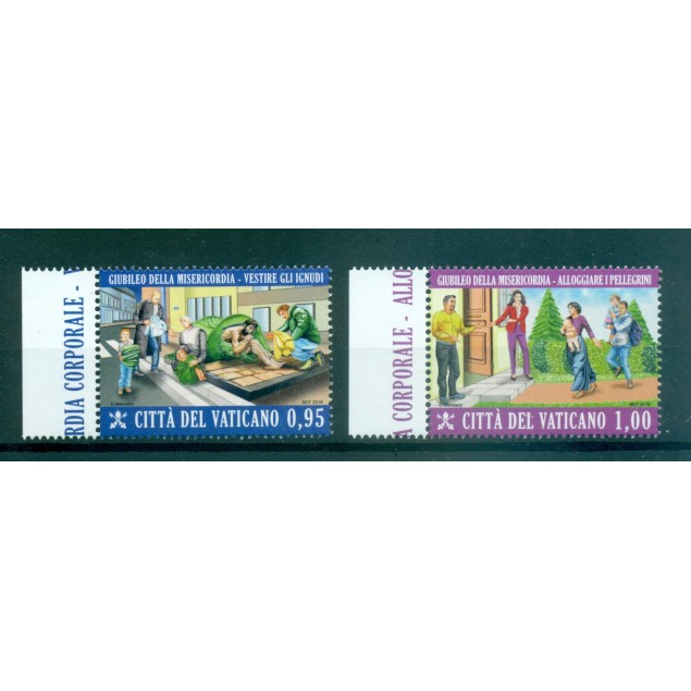 Vatican 2016 - Mi. n. 1871/1872 - "Iubilaeum Misericordiae"