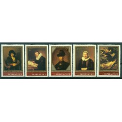 URSS 1983 - Y & T n. 4984/88 - Tableaux de Rembrandt