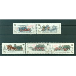 URSS 1984 - Y & T n. 5171/75 - Moyens de lutte contre l'incendie