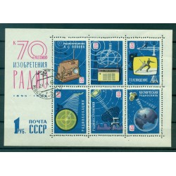 USSR 1965 - Y & T  sheet n. 38 -  70th anniversary of the radio