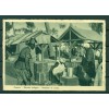 Eritrea 1936 - Cartolina postale Asmara - Mercato indigeno - venditore di scarpe