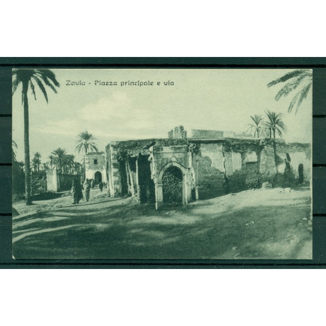 Libia ca. 1910 - Cartolina postale  Zauia