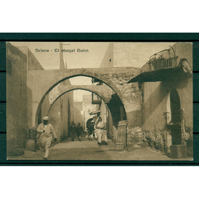 Libia ca. 1910 - CPA Sciara "el obagel Goim"