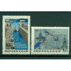 USSR 1966 - Y & T n. 3133/34 - Waterway Volga-Baltic