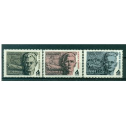 URSS 1968 - Michel n. 3455/57 - Héros de l'Union soviétique