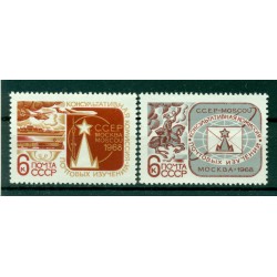USSR 1968 - Y & T n. 3367/68 - Advisory Commissions for Postal Studies