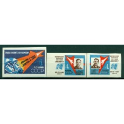 USSR 1962 - Y & T n. 2550/52 - First grouped spaceflight
