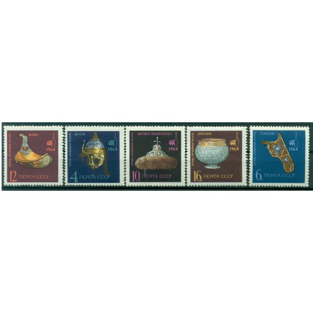 URSS 1964 - Y & T n. 2904/08 - Trésors du palais des armures