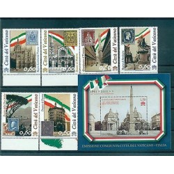 Vatican 2011 - Mi. n. 1690/1696 - 150th anniversary of Unification of Italy