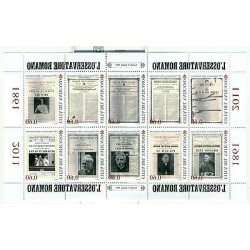 Vatican 2011 - Mi. n. 1700/1709KB - "Osservatore Romano"