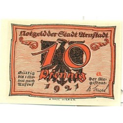 OLD GERMANY EMERGENCY PAPER MONEY - NOTGELD Arnstadt 1921 10 Pf  "a"