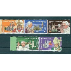 Vatican 2011 - Mi. n. 1721/1725 - "Viaggi del Papa" Benedetto XVI