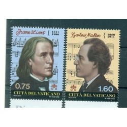 Vatican 2011 - Mi. n. 1726/1727- Liszt & Mahler