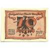 OLD GERMANY EMERGENCY PAPER MONEY - NOTGELD Arnstadt 1921 10 Pf  "dt"