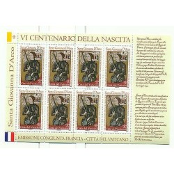 Vatican 2012 - Mi. n. 1737 KB - St Jeanne d'Arc