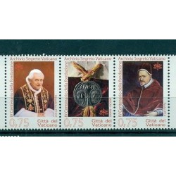 Vatican 2012 - Mi. n. 1745/1747 - Archives secrètes du Vatican 400e