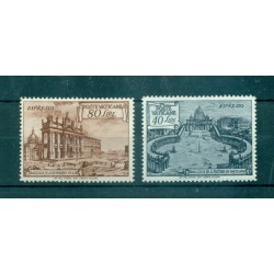 Vatican 1949 - Y & T  n. 140/49 + n. 11/12 express - Roman churches and basilicas