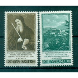 Vatican 1965 - Mi. n. 481/482 - Saint Benoît de Nursie