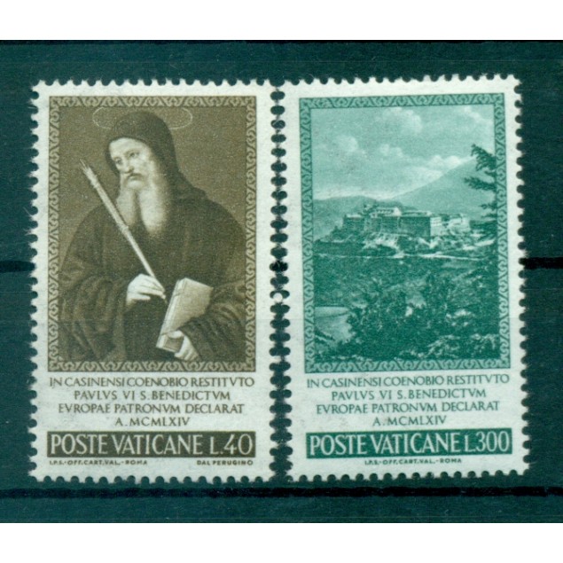 Vatican City 1980 - Mi. n. 759/763 - St. Benedict of Nursia