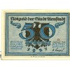 OLD GERMANY EMERGENCY PAPER MONEY - NOTGELD Arnstadt 1921 50 Pf  "n"