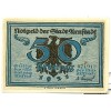 OLD GERMANY EMERGENCY PAPER MONEY - NOTGELD Arnstadt 1921 50 Pf  "r"