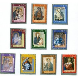 Vatican 2002 - Mi. n. 1394/1403 - Madones