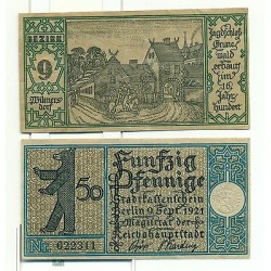 Germany - NOTGELD Berlin 1921- 50 Pf Townships 9