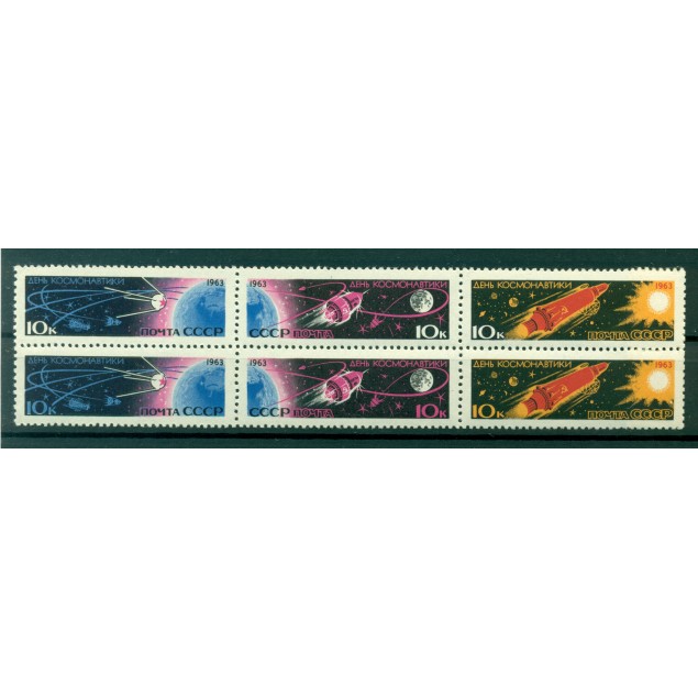URSS 1963 - Y & T n.2656/61 - Giornata dello Spazio