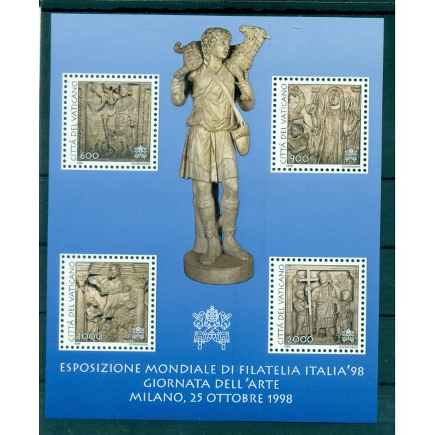 Vaticano 1996 - Mi. n. 1167/1170 + 1171 Bl. 16 - Marco Polo