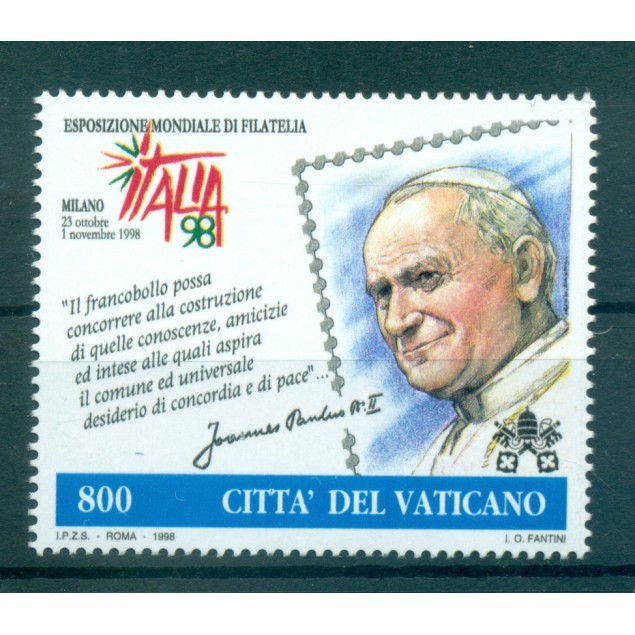 Vaticano 1996 - Mi. n. 1167/1170 + 1171 Bl. 16 - Marco Polo