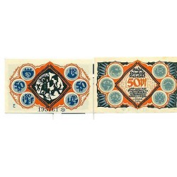 OLD GERMANY EMERGENCY PAPER MONEY - NOTGELD Bielefeld 1921 50 Pf E