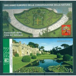 Vaticano 1995 - Mi. n. 1145/1149 - Anno Europeo della Conservazione della Natura della Famiglia