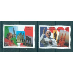 Vatican 1995 - Mi. n. 1161/1162 - "Viaggi del Papa" Jean Paul II