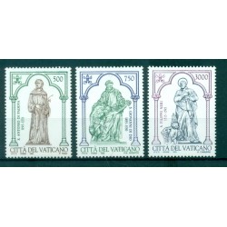 Vaticano 1995 - Mi. n. 1158/1160 - Santi Antonio da Padova, Giovanni di Dio, Filippo Neri