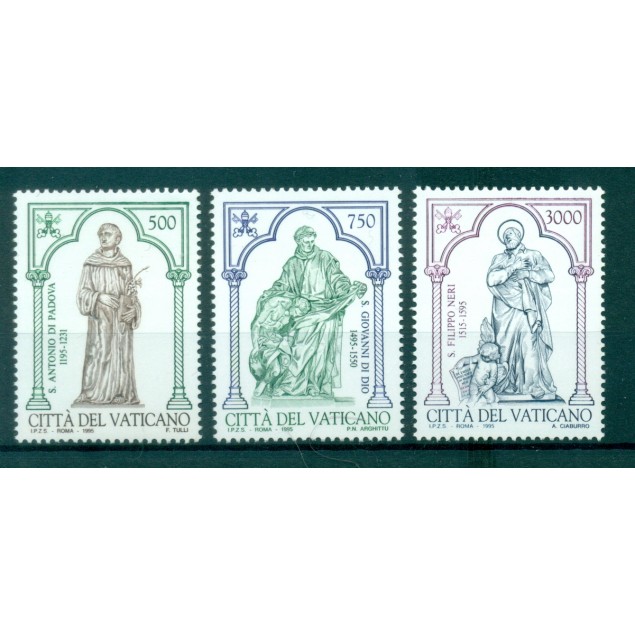 Vatican 1987 - Mi. n. 934/936 - Saint Nicolas de Bari