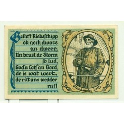 OLD GERMANY EMERGENCY PAPER MONEY - NOTGELD Blankenese 1921 50 Pf