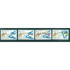 Vatican 1989 - Mi. n. 988/992 - "Viaggi del Papa" John Paul II