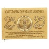 OLD GERMANY EMERGENCY PAPER MONEY - NOTGELD Boppard 1920 25 Pf