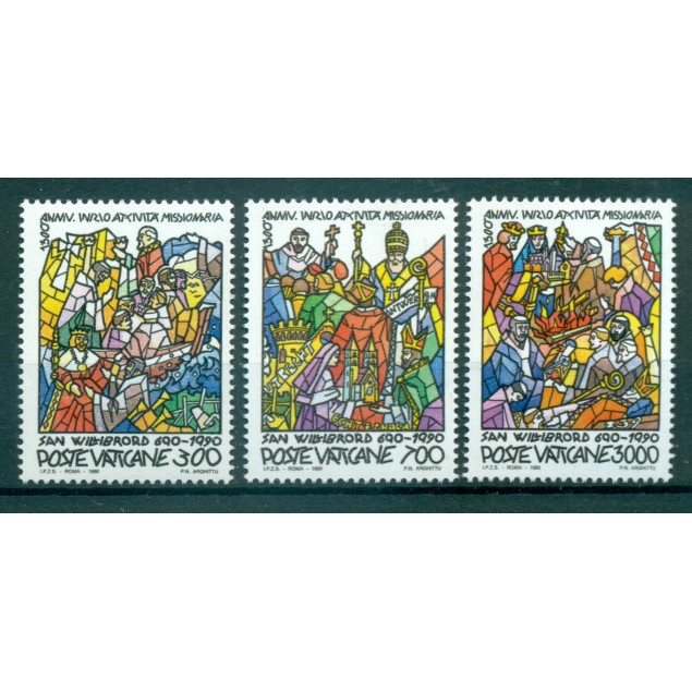 Vatican 1989 - Mi. n. 984/987 - Congrès Eucharistique Int.