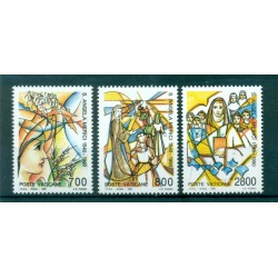 Vatican 1990 - Mi. n. 996/998 - Saint Angela Merici