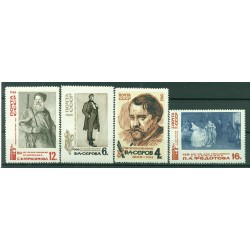 URSS 1965 - Y & T n. 2972/75 - Peintres célèbres