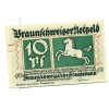 OLD GERMANY EMERGENCY PAPER MONEY - NOTGELD Braunschweig 1921 10 Pf
