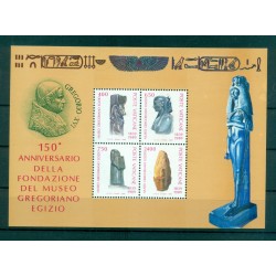 Vatican 1989 - Mi. n. 969/972 Bl. 11 - "Museo Egizio Vaticano"