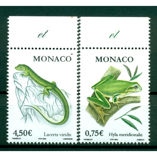Monaco 2004 Mi.2683/84 - Minisheet Fauna and Flora