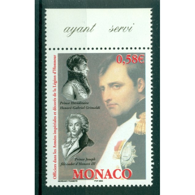 Monaco 2004 - Y & T n. 2445 - Officiers décorés de la Légion d'Honneur