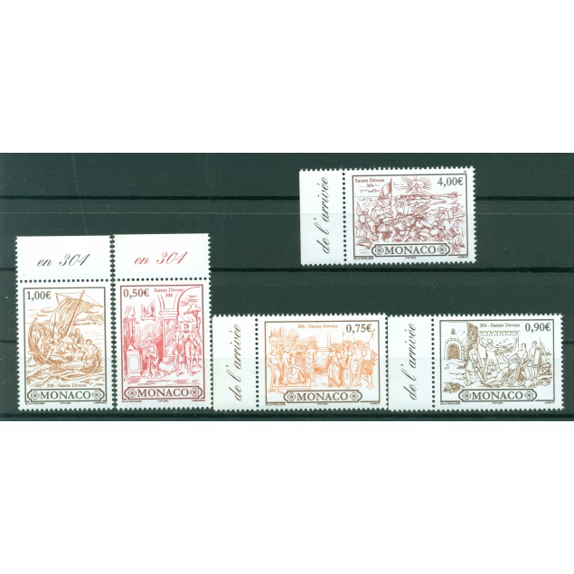 Monaco 2004 Mi.2673/77 - Minisheet Sainte Devote