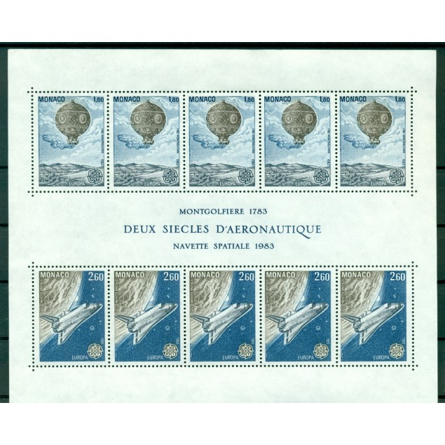 Monaco 1983 - Y & T sheet n. 25 - Europa